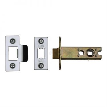 York Architectural Tubular Bathroom Deadbolt 4 Polished Chrome/Nickel Finish
 - YKBDB4-PC&PN