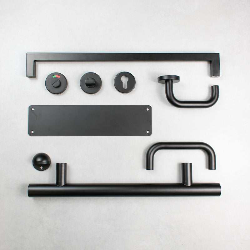 Atlantic Key Escutcheons - Matt Black - AESCKMB