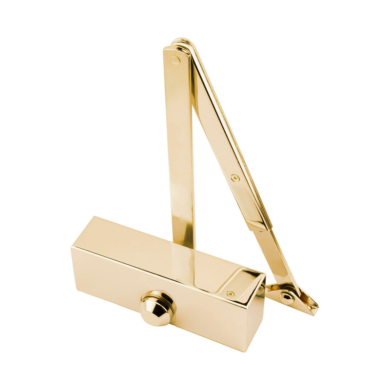 Eclipse - 73 Series Door Closer EBP Sq Cover & Arm Size 3 -  Electro Brass -  28781 - Choice Handles