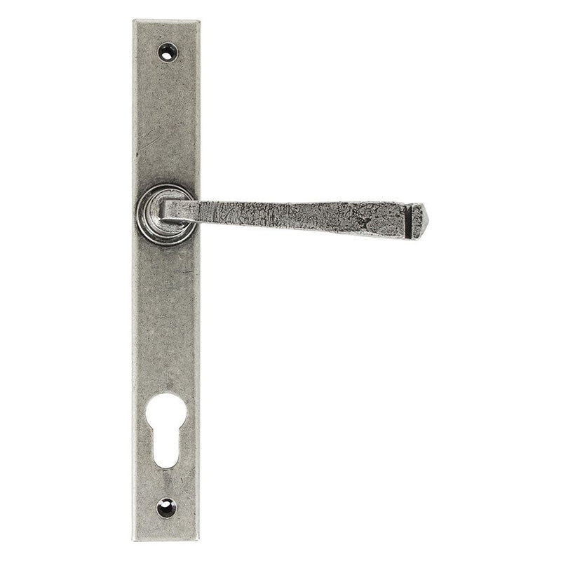 From The Anvil - Slimline Lever Espag. Lock Set - Pewter Patina - 33034