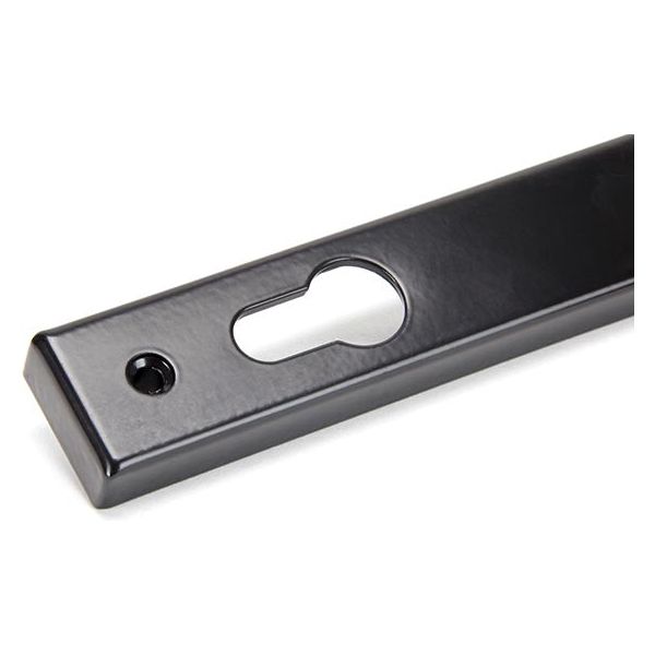 From The Anvil - Monkeytail Slimline Lever Espag. Lock Set - LH - Black - 33037L