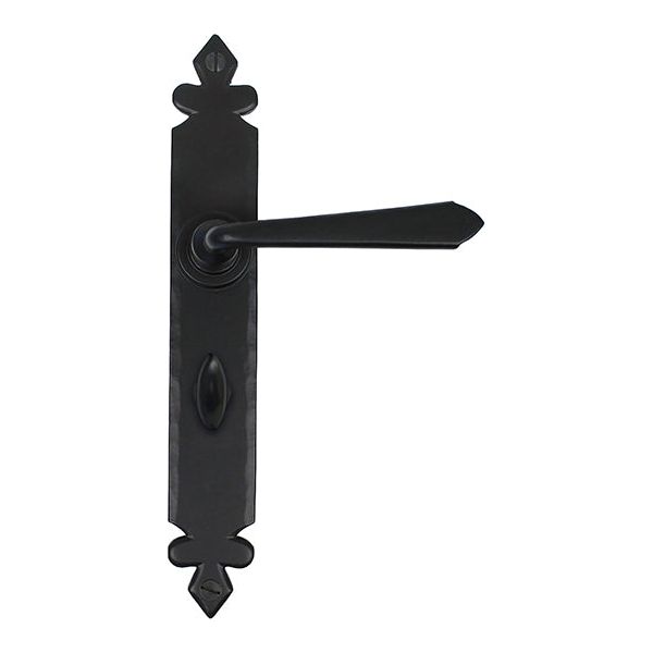 From The Anvil - Cromwell Lever Bathroom Set - Black - 33118