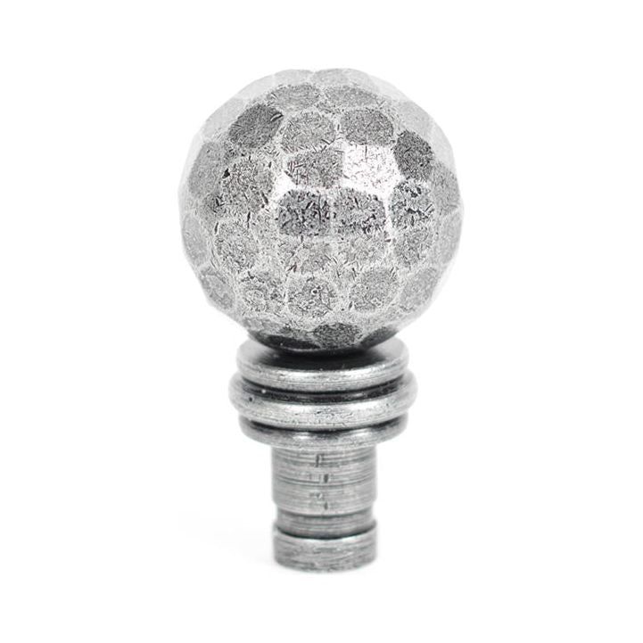 From The Anvil - Beeswax Hammered Ball Curtain Finial (pair) - 33398