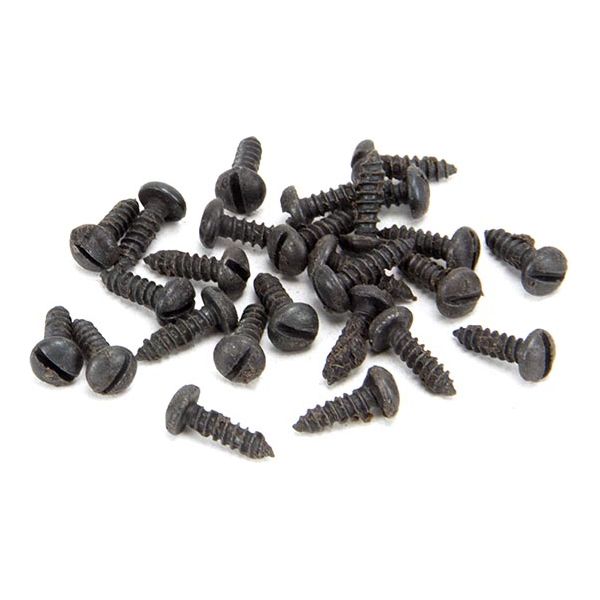 From The Anvil - Beeswax 6 x 1/2" Round Head Screws (25) - 33404