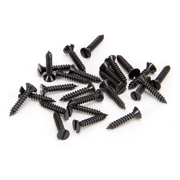 From The Anvil - Black 6 x 3/4" Countersunk Screws (25) - 33408