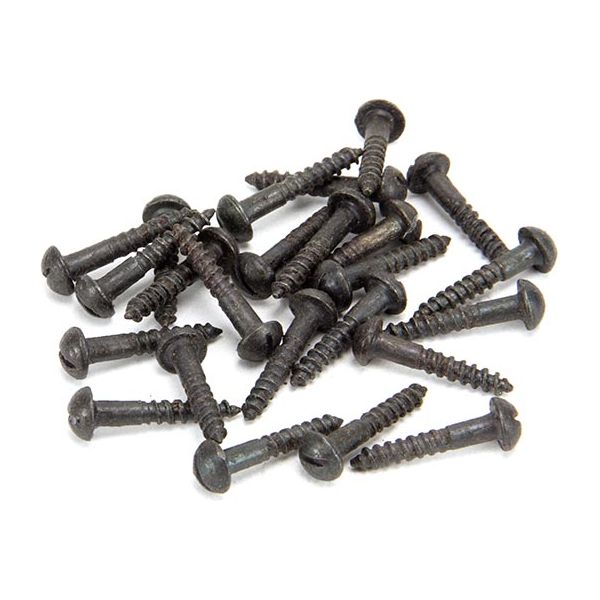 From The Anvil - Beeswax 8x1" Round Head Screws (25) - 33415