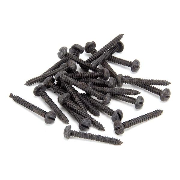 From The Anvil - Beeswax 8 x 1¼" Round Head Screws (25) - 33416