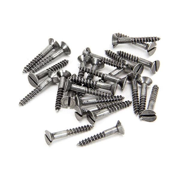 From The Anvil - Pewter 6 x 1" Countersunk Screws (25) - 33424