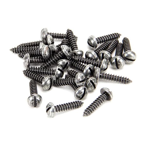 From The Anvil - Pewter 8 x 3/4" Round Head Screws (25) - 33431