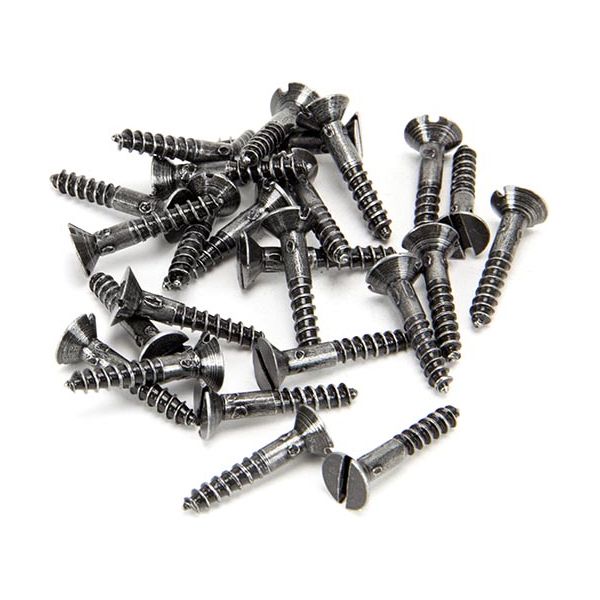 From The Anvil - Pewter 8 x 1" Countersunk Screws (25) - 33434