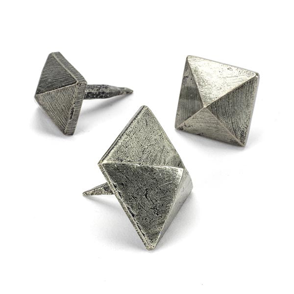 From The Anvil - Pewter Pyramid Door Stud - Small - 33694