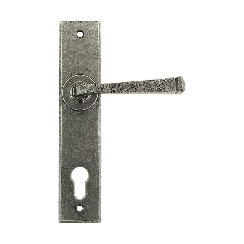 From The Anvil - Avon Lever Espag. Lock Set - Pewter Patina - 33704