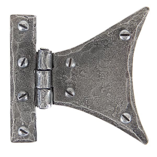 From The Anvil - Pewter 3¼" Half Butterfly Hinge (pair) - 33783