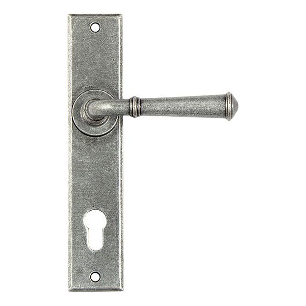 From The Anvil - Regency Lever Espag. Lock Set - Pewter Patina - 45129