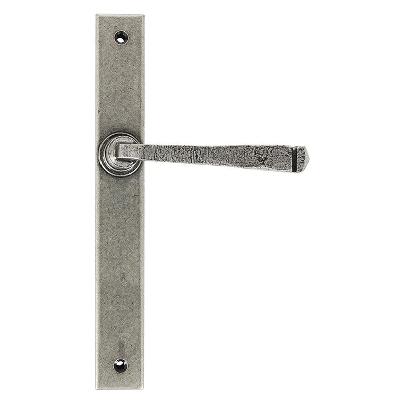 From The Anvil - Avon Slimline Lever Latch Set - Pewter Patina - 45446