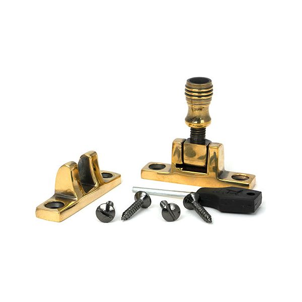 From The Anvil - Aged Brass Prestbury Brighton Fastener - Narrow (Square) - 45491