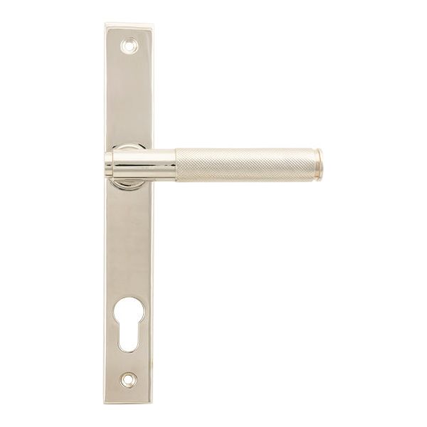 From The Anvil - Brompton Slimline Lever Espag. Lock Set - Polished Nickel - 45526