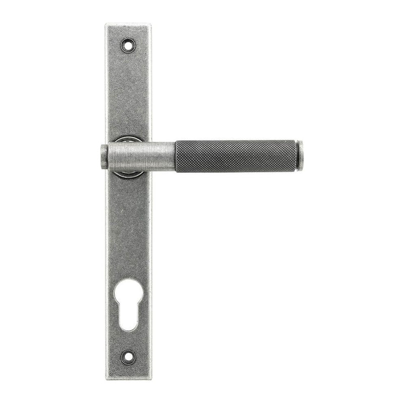 From The Anvil - Brompton Slimline Lever Espag. Lock Set - Pewter Patina - 45529