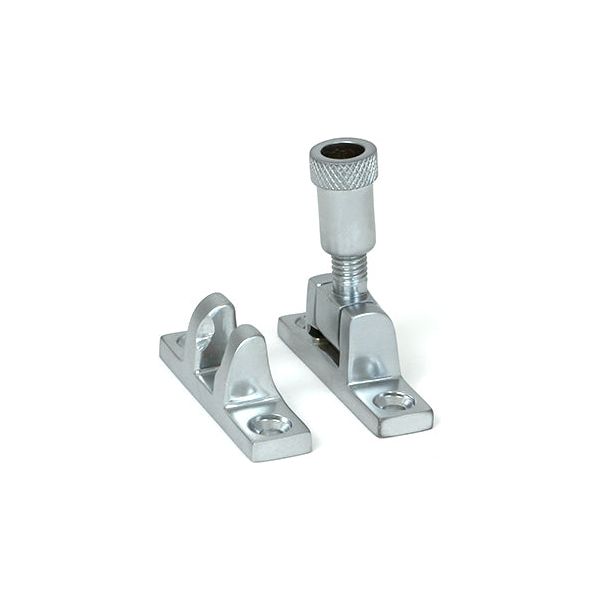 From The Anvil - Satin Chrome Brompton Brighton Fastener - Narrow (Square) - 45966