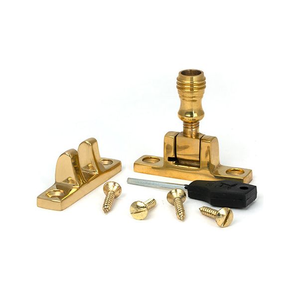 From The Anvil - Polished Brass Prestbury Brighton Fastener - Narrow (Square) - 45967