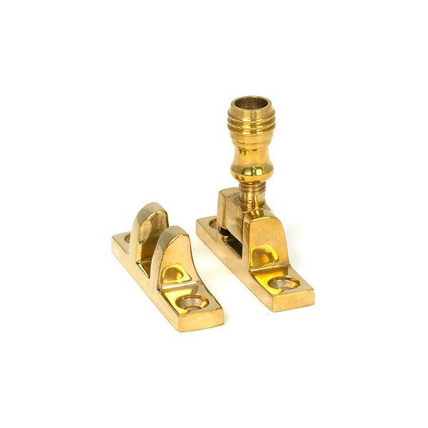 From The Anvil - Polished Brass Prestbury Brighton Fastener - Narrow (Square) - 45967