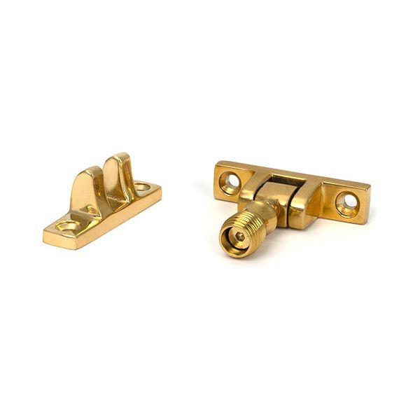 From The Anvil - Polished Brass Beehive Brighton Fastener - Narrow (Square) - 45972