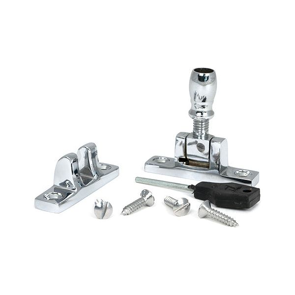 From The Anvil - Polished Chrome Mushroom Brighton Fastener - Narrow (Square) - 45979