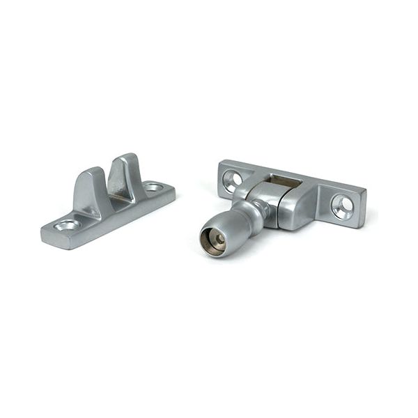 From The Anvil - Satin Chrome Mushroom Brighton Fastener - Narrow (Square) - 45981