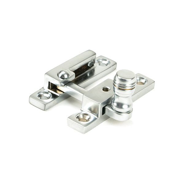 From The Anvil - Prestbury Quadrant Fastener - Narrow - Satin Chrome - 45991