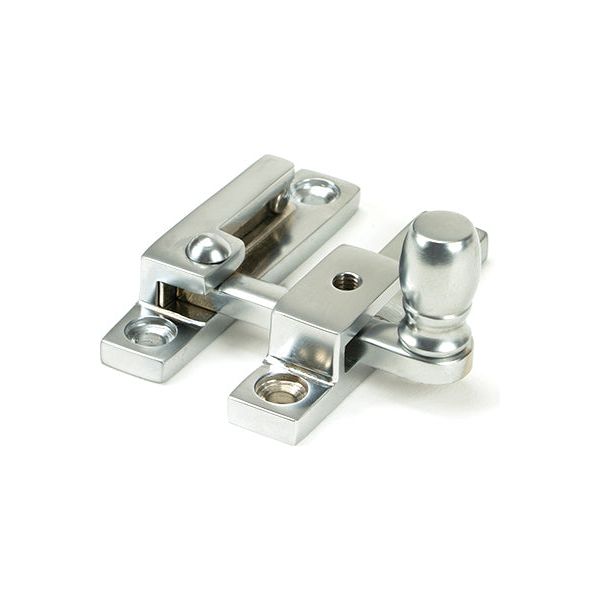 From The Anvil - Mushroom Quadrant Fastener - Narrow - Satin Chrome - 46015