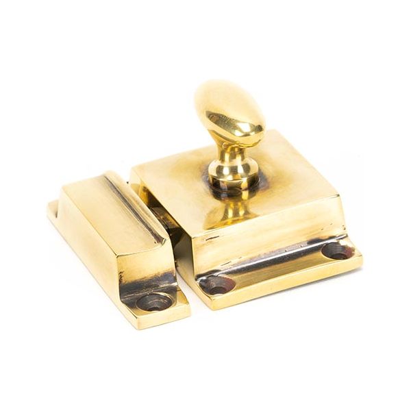 From The Anvil - Aged Brass Cabinet Latch - 46046