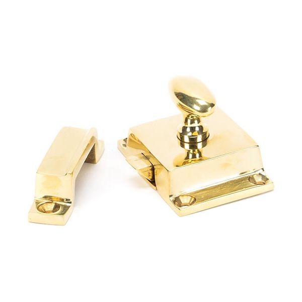 From The Anvil - Polished Brass Cabinet Latch - 46051