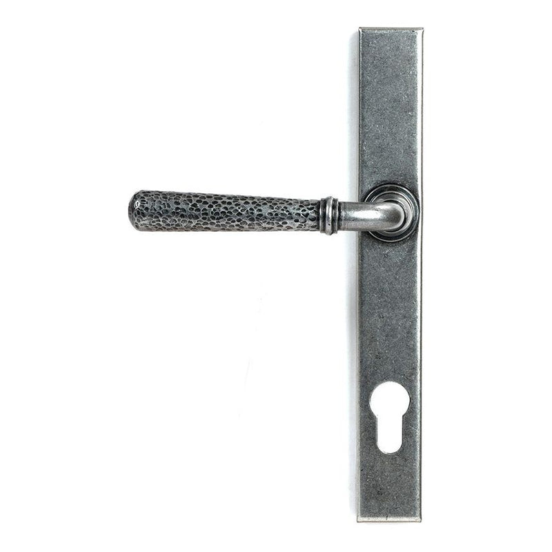 From The Anvil - Black Cottage Slimline Lever Espag. Latch Set - 46400