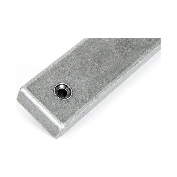 From The Anvil - Pewter Monkeytail Slimline Lever Espag. Latch Set - LH - Pewter Patina  - 46398L