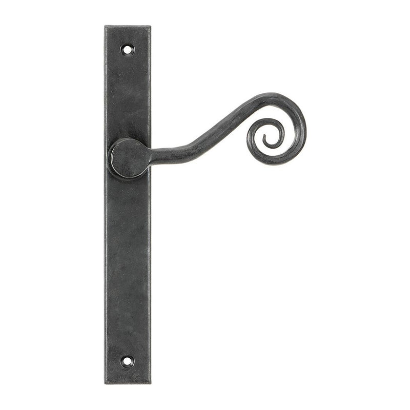 From The Anvil - External Beeswax Monkeytail Slimline Lever Espag. Latch Set -LH - External Beeswax  - 46399L