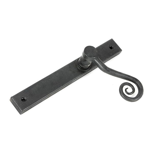 From The Anvil - External Beeswax Monkeytail Slimline Lever Espag. Latch Set -LH - External Beeswax  - 46399L