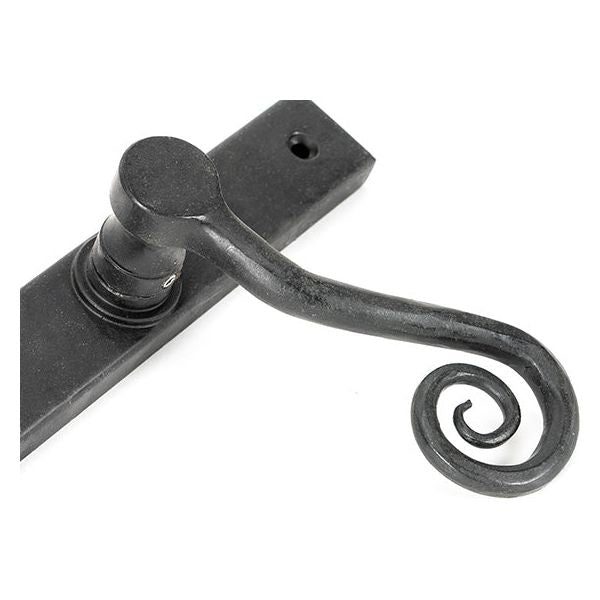 From The Anvil - External Beeswax Monkeytail Slimline Lever Espag. Latch Set -LH - External Beeswax  - 46399L