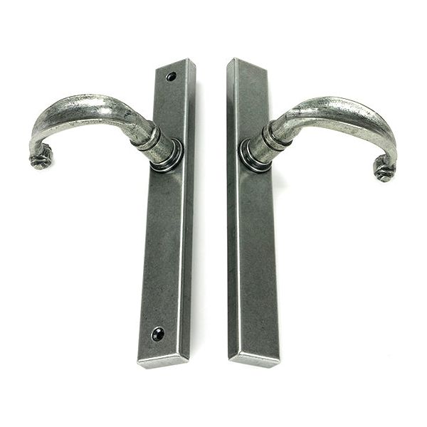 From The Anvil - Pewter Cottage Slimline Lever Espag. Latch Set - 46401