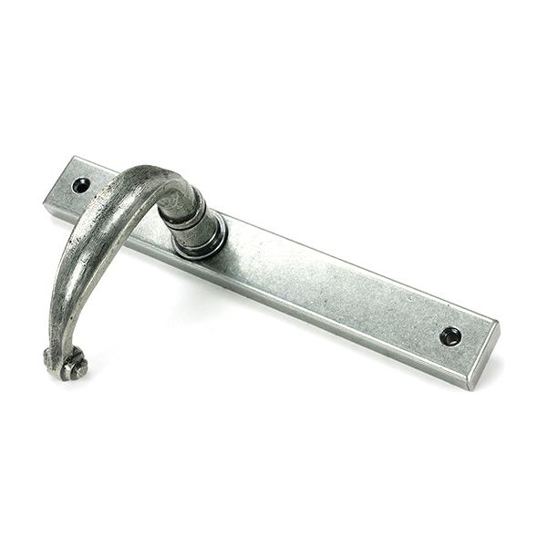 From The Anvil - Pewter Cottage Slimline Lever Espag. Latch Set - 46401