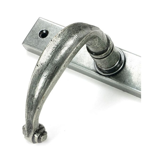 From The Anvil - Pewter Cottage Slimline Lever Espag. Latch Set - 46401