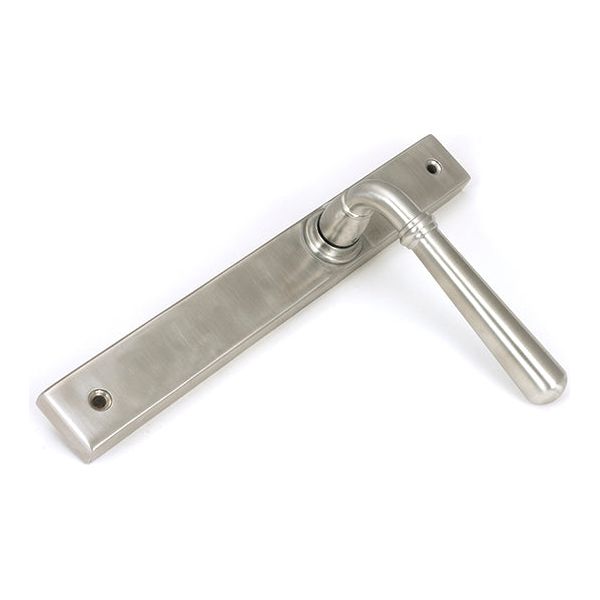 From The Anvil - Satin Marine SS (316) Newbury Slimline Lever Espag. Latch Set - 46406