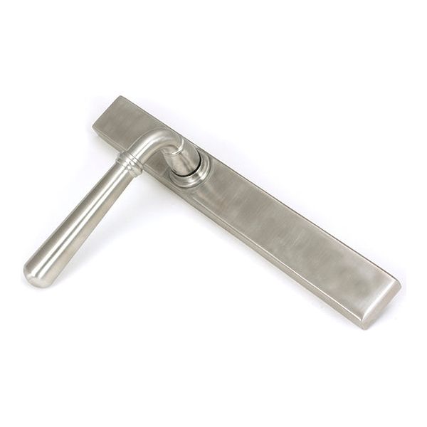 From The Anvil - Satin Marine SS (316) Newbury Slimline Lever Espag. Latch Set - 46406