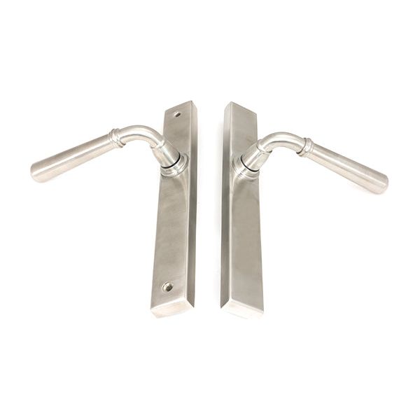 From The Anvil - Satin Marine SS (316) Newbury Slimline Lever Espag. Latch Set - 46406