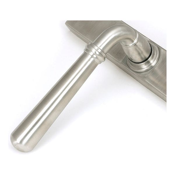 From The Anvil - Satin Marine SS (316) Newbury Slimline Lever Espag. Latch Set - 46406