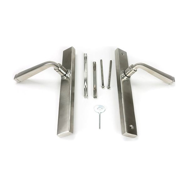 From The Anvil - Satin Marine SS (316) Avon Slimline Lever Espag. Latch Set - 46407