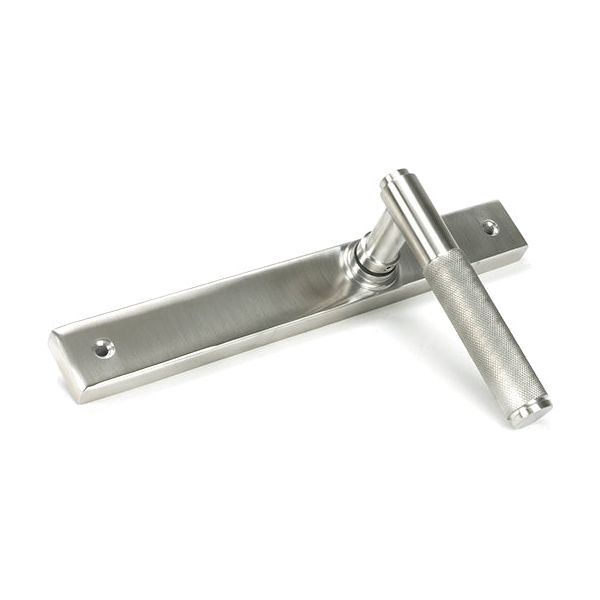 From The Anvil - Satin Marine SS (316) Brompton Slimline Lever Espag. Latch Set - 46409