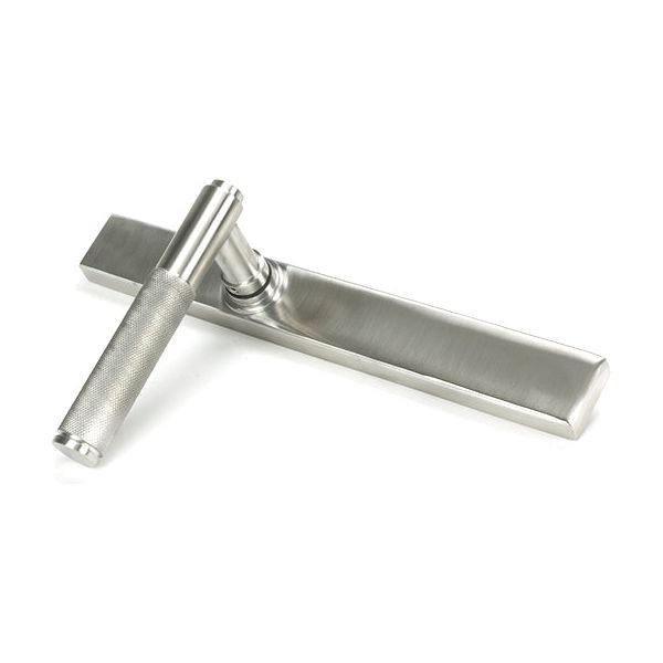 From The Anvil - Satin Marine SS (316) Brompton Slimline Lever Espag. Latch Set - 46409