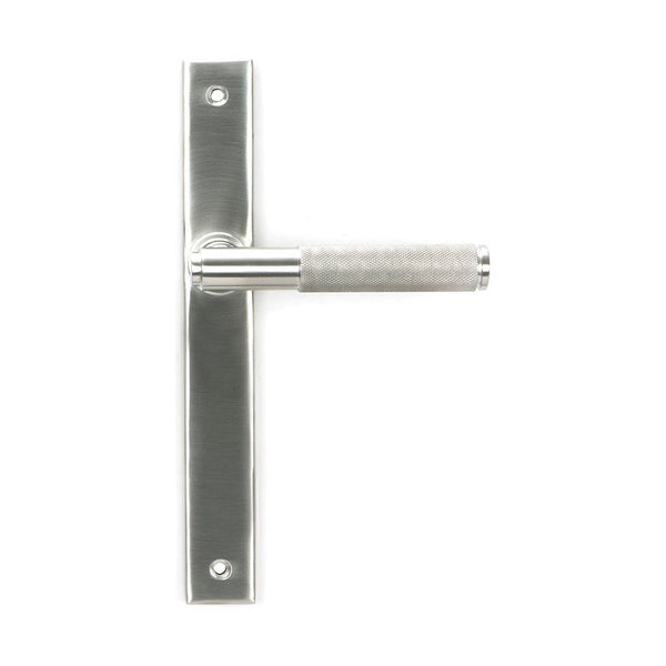 From The Anvil - Satin Marine SS (316) Brompton Slimline Lever Espag. Latch Set - 46409