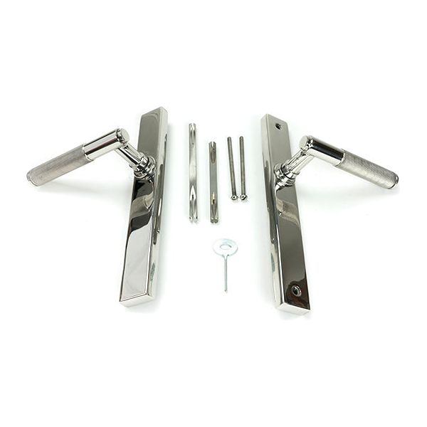 From The Anvil - Polished Marine SS (316) Brompton Slimline Lever Espag. Latch Set - 46410