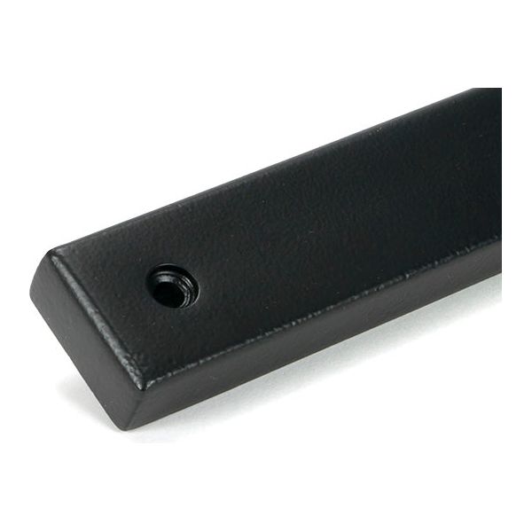 From The Anvil - Matt Black Newbury Slimline Lever Espag. Latch Set - 46411